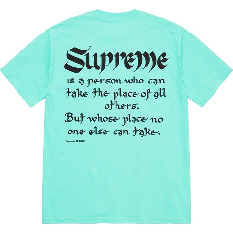Person Tee - spring/summer 2022 - Supreme