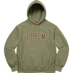 Supreme Stars Arc Hooded Sweatshirt (SS22) - Light Olive