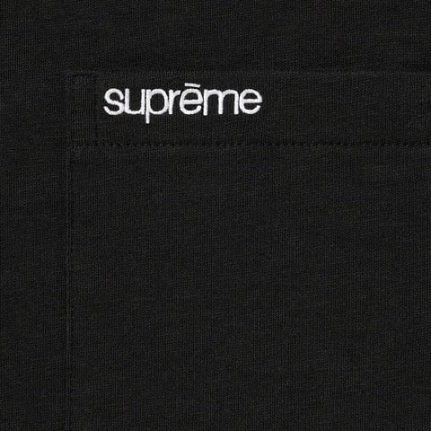 Supreme S/S Pocket Tee - Black