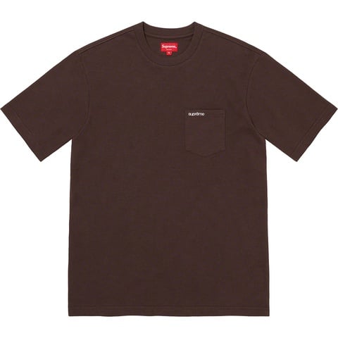Supreme S/S Pocket Tee - Dark Brown