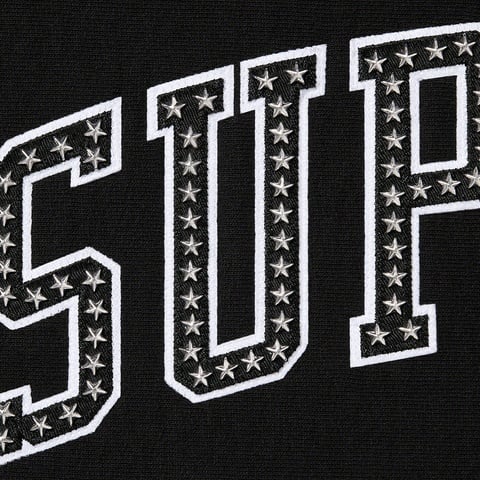 Supreme Stars Arc Hooded Sweatshirt - Black
