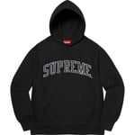 Supreme Stars Arc Hooded Sweatshirt (SS22) - Black