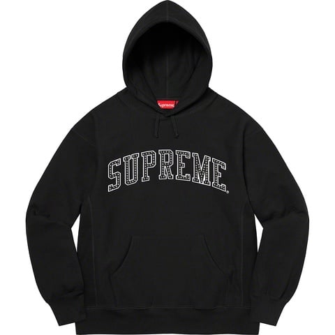 Supreme Stars Arc Hooded Sweatshirt - Black
