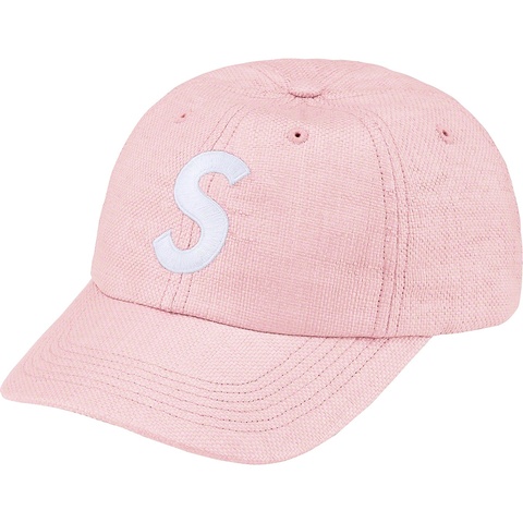 Supreme Raffia S Logo 6-Panel - Lilac
