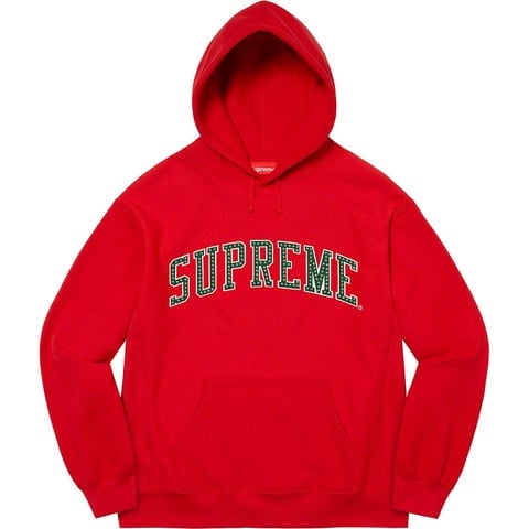 Supreme Stars Arc Hooded Sweatshirt - Red