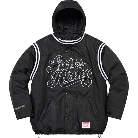 Supreme Supreme®/Mitchell & Ness® Quilted Sports Jacket - Black