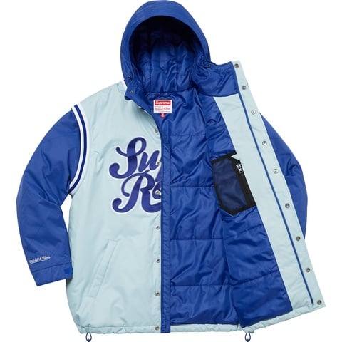 Supreme Supreme®/Mitchell & Ness® Quilted Sports Jacket - Light Blue