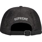 Supreme Raffia S Logo 6-Panel (SS22) - Black