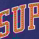 Supreme Stars Arc Hooded Sweatshirt (SS22) - Dark Royal