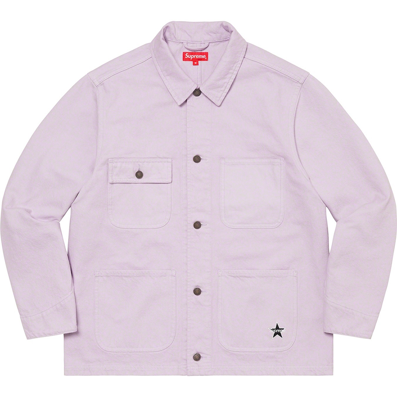 Supreme Denim Chore Coat (SS22) - Lavender - $178