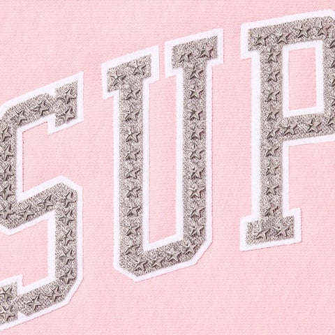 Supreme Stars Arc Hooded Sweatshirt - Light Pink