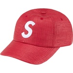 Supreme Raffia S Logo 6-Panel (SS22) - Red