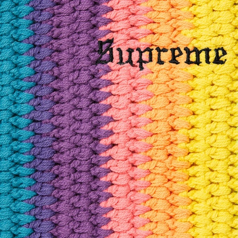 Supreme Hand Crocheted Sweater - Multicolor