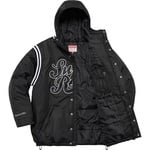 Supreme Supreme Mitchell & Ness Quilted Sports Jacket (SS22) - Black