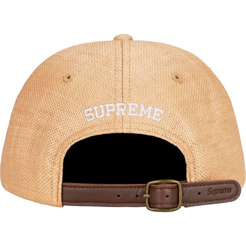 Supreme Raffia S Logo 6-Panel - Natural