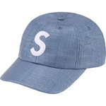 Supreme Raffia S Logo 6-Panel (SS22) - Navy