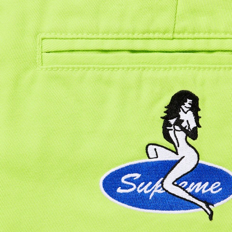 Supreme Chino Pant - Light Neon