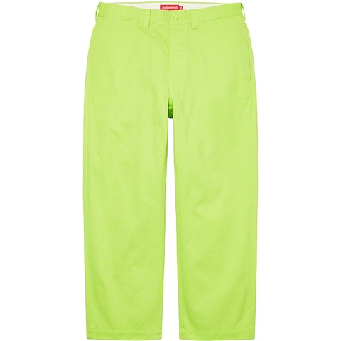 Supreme Chino Pant - Light Neon