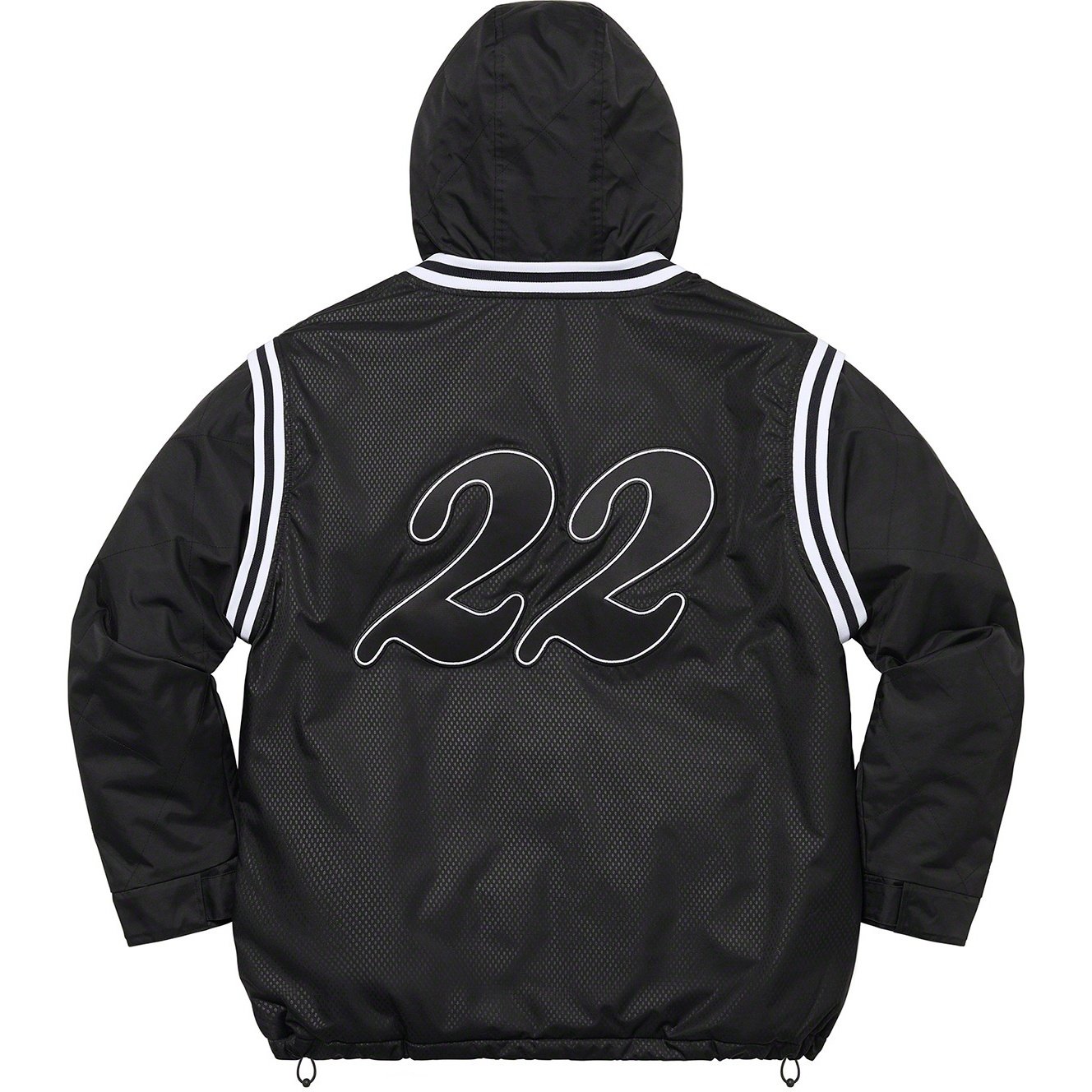 Supreme Supreme Mitchell & Ness Quilted Sports Jacket (SS22) - Black - $298