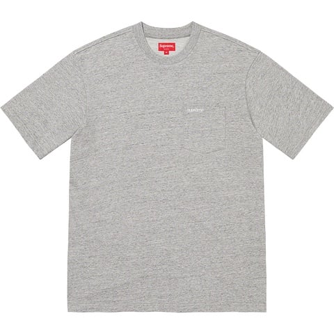 Supreme S/S Pocket Tee - Heather Grey