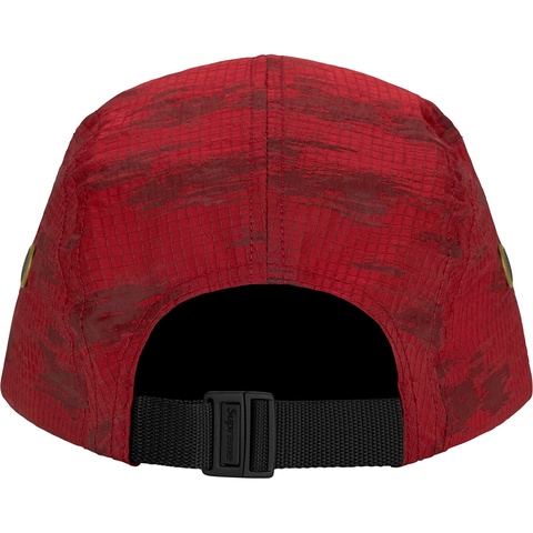 Supreme Broken Camo Camp Cap - Red