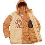 Supreme Supreme Mitchell & Ness Quilted Sports Jacket (SS22) - Tan