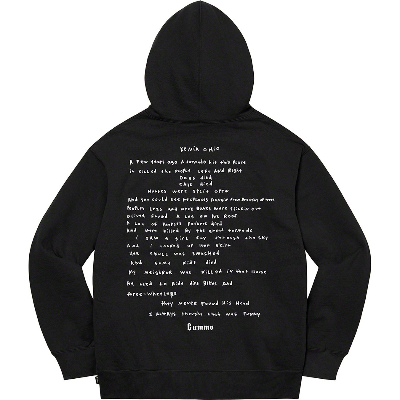 Supreme Gummo Hooded Sweatshirt (SS22) - Black - $168