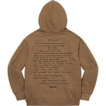 Supreme Gummo Hooded Sweatshirt (SS22) - Olive Brown