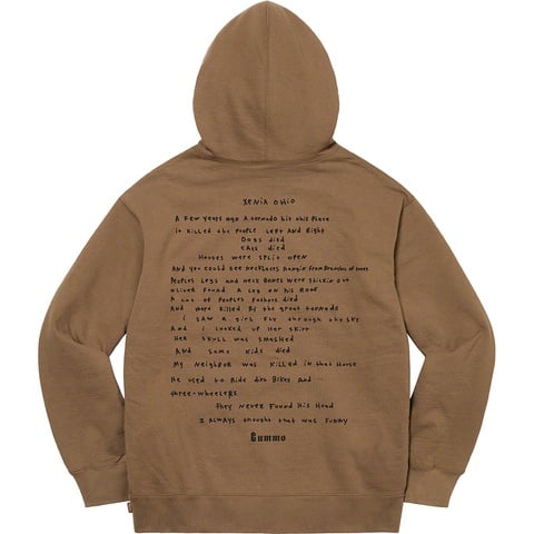 Supreme Gummo Hooded Sweatshirt - Olive Brown