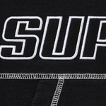 Supreme Coverstitch Hooded Sweatshirt (SS22) - Black