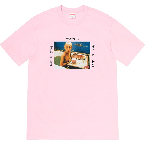 Supreme Gummo Bathtub Tee - Light Pink