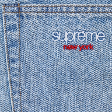 Supreme Baggy Jean - Washed Indigo