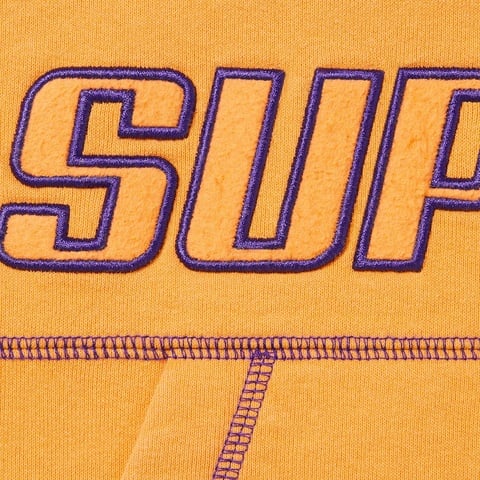 Supreme Coverstitch Hooded Sweatshirt - Dusty Gold