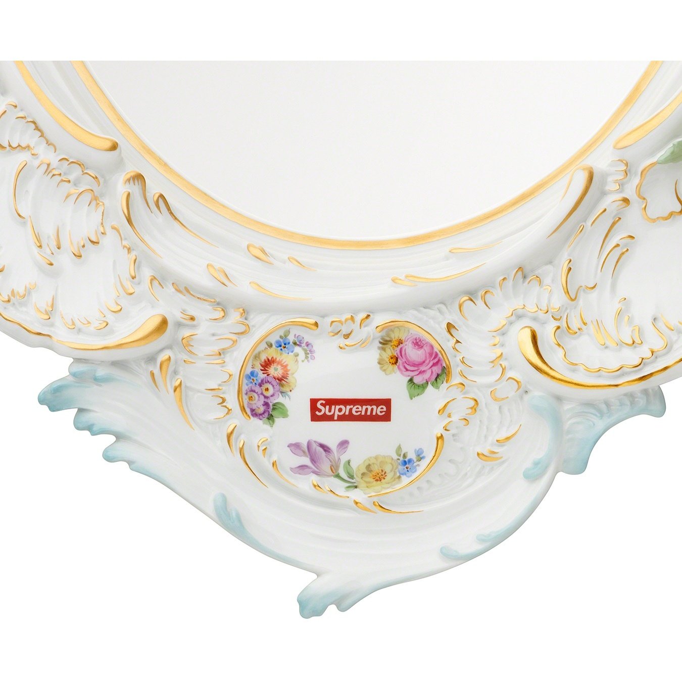 Supreme Supreme Meissen Hand-Painted Porcelain Mirror (SS22) - Multicolor - $16000