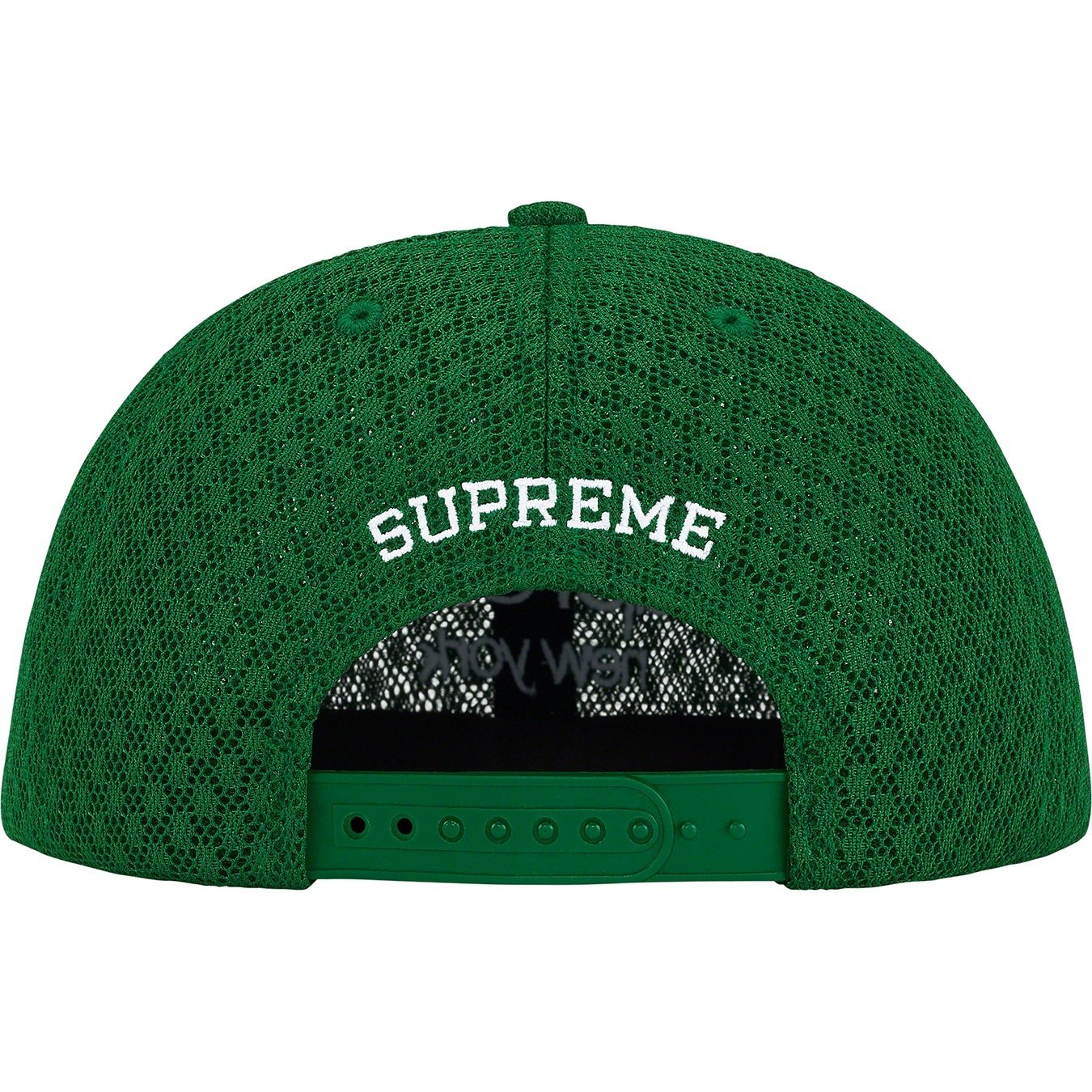 Supreme Classic Logo Air Mesh 6-Panel (SS22) - Green - $48