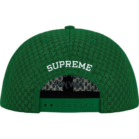 Supreme Classic Logo Air Mesh 6-Panel - Green