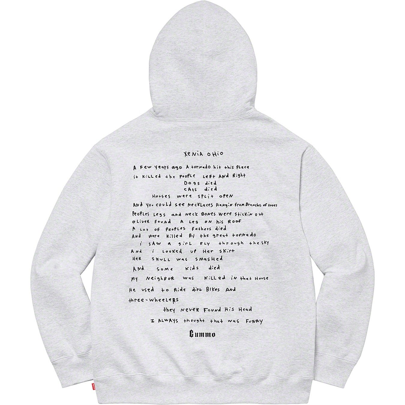 Supreme Gummo Hooded Sweatshirt (SS22) - Ash Grey - $168