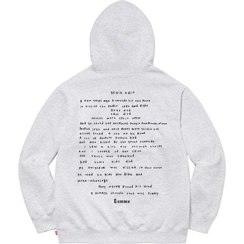 Supreme Gummo Hooded Sweatshirt - Ash Grey