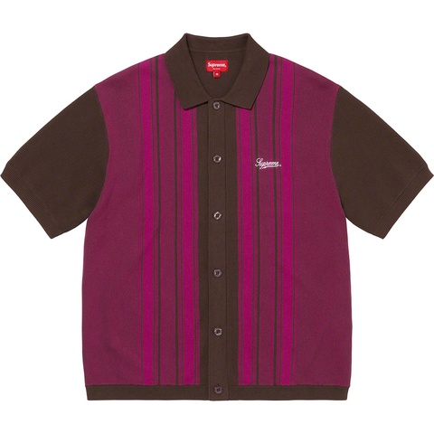 Stripe Button Up Polo - spring/summer 2022 - Supreme