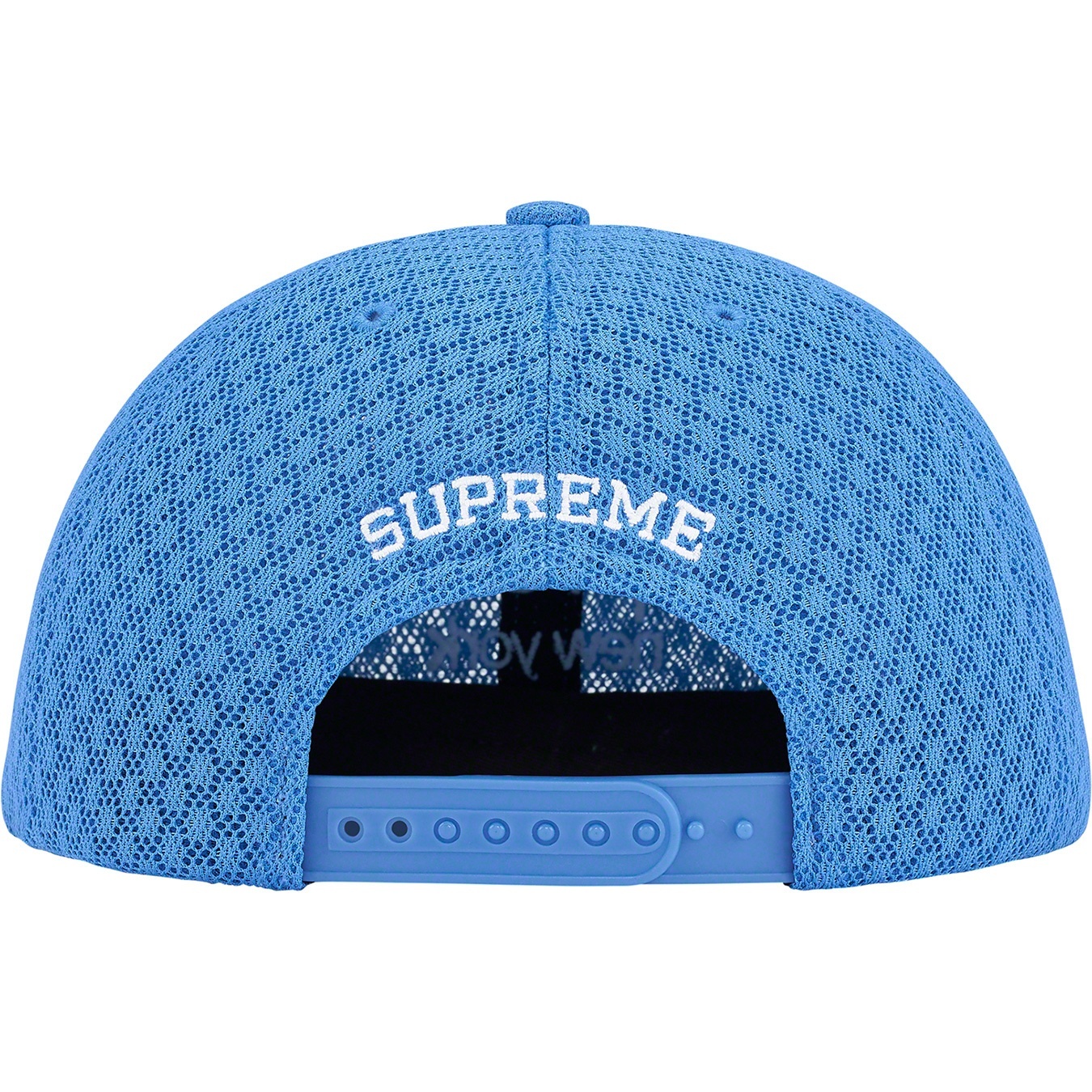 Supreme Classic Logo Air Mesh 6-Panel (SS22) - Light Blue - $48