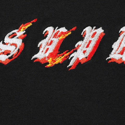 Supreme Flames S/S Top - Black