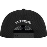 Supreme Classic Logo Air Mesh 6-Panel (SS22) - Black