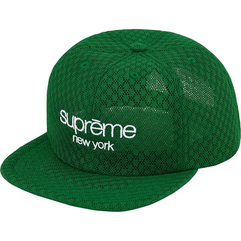 Supreme Classic Logo Air Mesh 6-Panel - Green