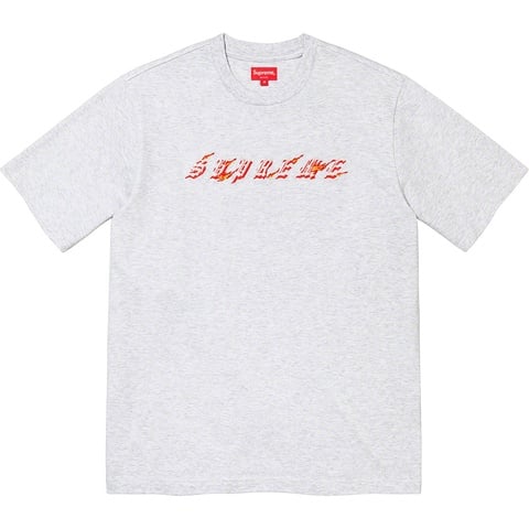 Supreme Flames S/S Top - Ash Grey