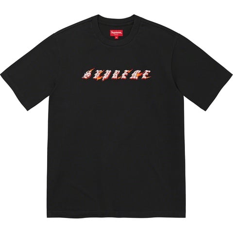 Supreme Flames S/S Top - Black