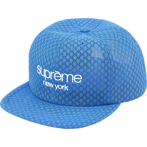 Supreme Classic Logo Air Mesh 6-Panel - Light Blue
