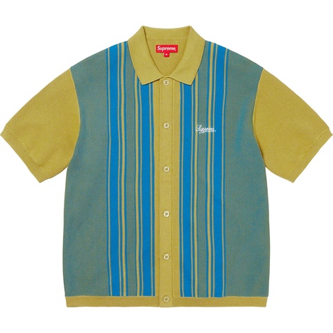 フ*8様 supreme 22SS Stripe Button Up Polo Stripe Button Up Polo - spring/summer 2022 - Supreme