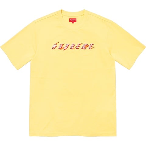 Supreme Flames S/S Top - Pale Yellow