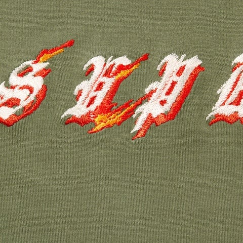 Supreme Flames S/S Top - Olive