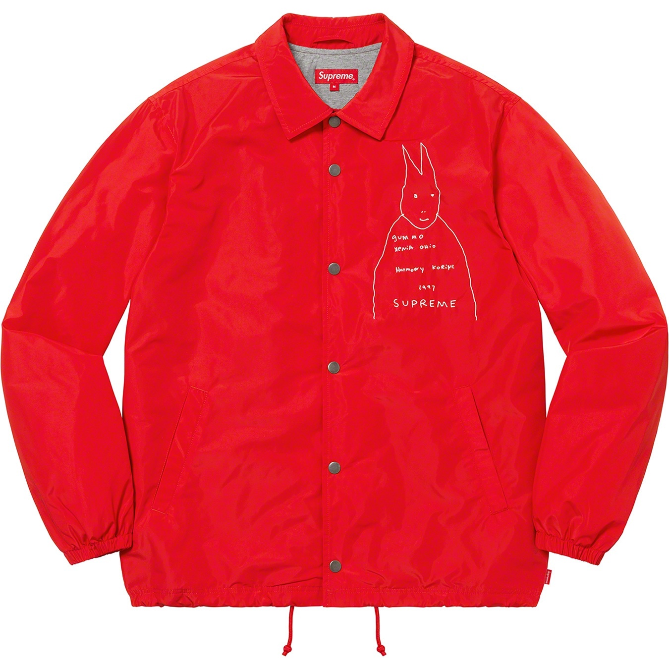 Supreme Gummo Coaches Jacket (SS22) - Red - $158